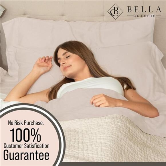 Bella Coterie Luxury Bamboo Queen Size Sheet Set | 100% Organically Grown - Picture 5 of 7
